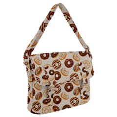 Chocolate Donut Love Buckle Messenger Bag by designsbymallika