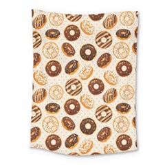 Chocolate Donut Love Medium Tapestry by designsbymallika