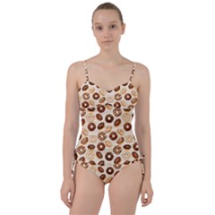 Chocolate Donut Love Sweetheart Tankini Set by designsbymallika