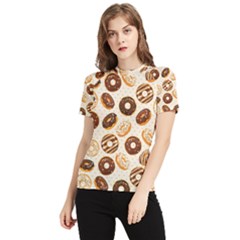 Chocolate Donut Love Women s Short Sleeve Rash Guard