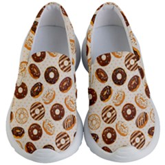 Chocolate Donut Love Kids Lightweight Slip Ons by designsbymallika