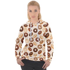 Chocolate Donut Love Women s Overhead Hoodie by designsbymallika