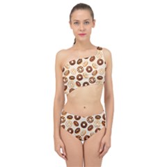 Chocolate Donut Love Spliced Up Two Piece Swimsuit by designsbymallika