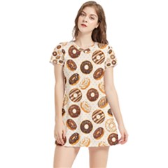 Chocolate Donut Love Women s Sports Skirt by designsbymallika