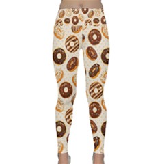 Chocolate Donut Love Lightweight Velour Classic Yoga Leggings