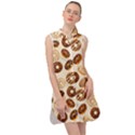 Chocolate Donut Love Sleeveless Shirt Dress View1