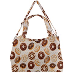 Chocolate Donut Love Double Compartment Shoulder Bag by designsbymallika