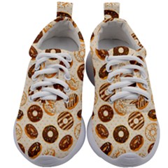 Chocolate Donut Love Kids Athletic Shoes by designsbymallika