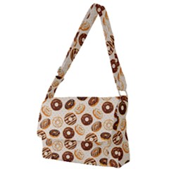 Chocolate Donut Love Full Print Messenger Bag (l) by designsbymallika