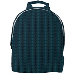 Teal Stripes Mini Full Print Backpack by JustJoArt