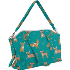 Cute Chihuahua Dogs Canvas Crossbody Bag by SychEva