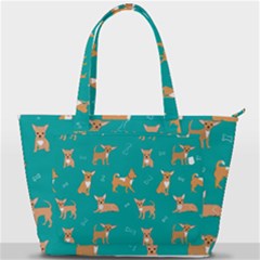 Cute Chihuahua Dogs Back Pocket Shoulder Bag  by SychEva