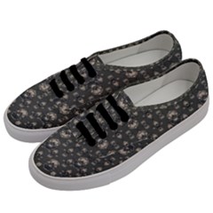 Modern Geometric Ornate Pattern Design Men s Classic Low Top Sneakers