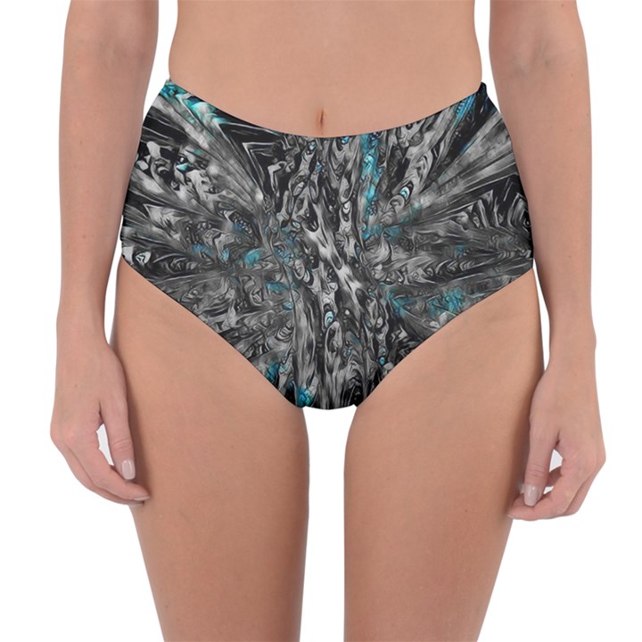 Deus Ex Machina Reversible High-Waist Bikini Bottoms