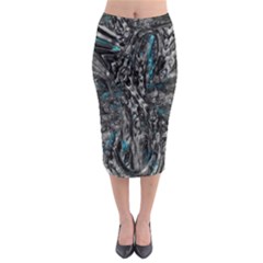 Deus Ex Machina Midi Pencil Skirt by MRNStudios