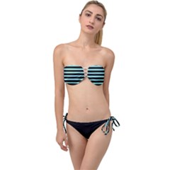 222-1-03 000000 Twist Bandeau Bikini Set