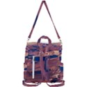 Atacama Desert Aerial View Crossbody Backpack View3