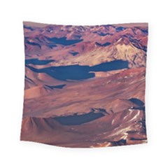 Atacama Desert Aerial View Square Tapestry (small) by dflcprintsclothing