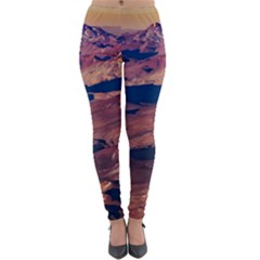 Atacama Desert Aerial View Lightweight Velour Leggings by dflcprintsclothing