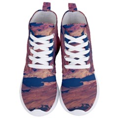 Atacama Desert Aerial View Women s Lightweight High Top Sneakers by dflcprintsclothing