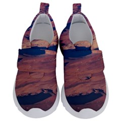 Atacama Desert Aerial View Kids  Velcro No Lace Shoes by dflcprintsclothing