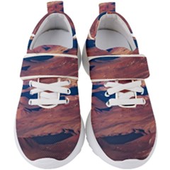 Atacama Desert Aerial View Kids  Velcro Strap Shoes by dflcprintsclothing