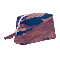 Atacama Desert Aerial View Wristlet Pouch Bag (medium) by dflcprintsclothing