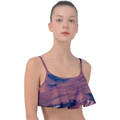 Atacama Desert Aerial View Frill Bikini Top by dflcprintsclothing