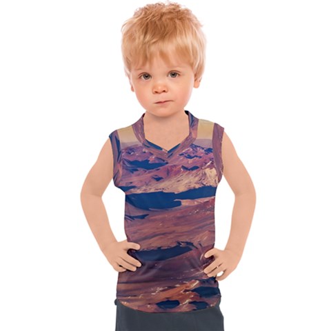 Atacama Desert Aerial View Kids  Sport Tank Top by dflcprintsclothing