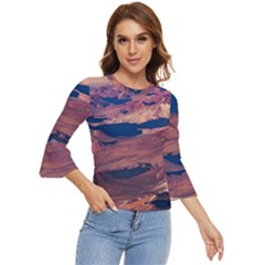 Atacama Desert Aerial View Bell Sleeve Top