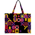 Summer Mosaic Print Zipper Mini Tote Bag View2