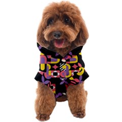 Summer Mosaic Print Dog Coat by designsbymallika