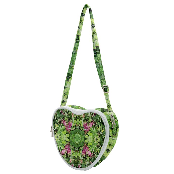 Emerald patterns Heart Shoulder Bag