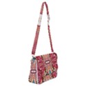 Marbled Butterfly Shoulder Bag with Back Zipper View1