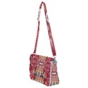 Marbled Butterfly Shoulder Bag with Back Zipper View2