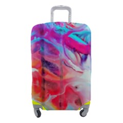 Fluorescent Luggage Cover (small) by kaleidomarblingart