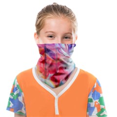 Fluorescent Face Covering Bandana (kids) by kaleidomarblingart