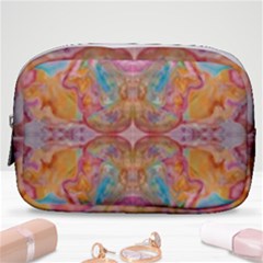 Monsoon Repeats Make Up Pouch (small) by kaleidomarblingart