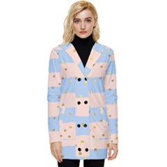 Summer Golden Love Button Up Hooded Coat 