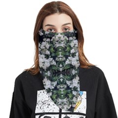 White Bush Repeats Face Covering Bandana (triangle)