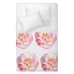 Roses Repeats I Duvet Cover (single Size) by kaleidomarblingart