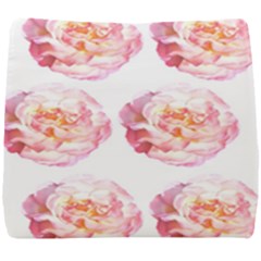 Roses Repeats I Seat Cushion by kaleidomarblingart