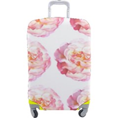 Roses Repeats I Luggage Cover (large) by kaleidomarblingart