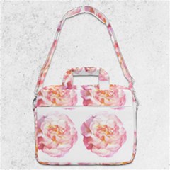 Roses Repeats I Macbook Pro Shoulder Laptop Bag  by kaleidomarblingart