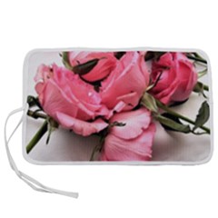 Scattered Roses Pen Storage Case (m) by kaleidomarblingart