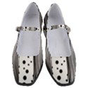 Stripes Black White Pattern Women s Mary Jane Shoes View1