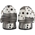 Stripes Black White Pattern Women s Mary Jane Shoes View4