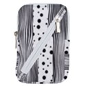 Stripes Black White Pattern Belt Pouch Bag (Small) View1