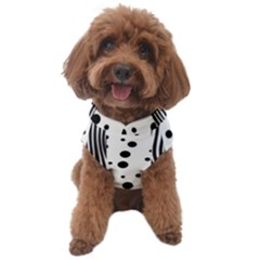 Stripes Black White Pattern Dog Sweater by designsbymallika