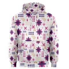 Minimal Floral Pattern Men s Core Hoodie